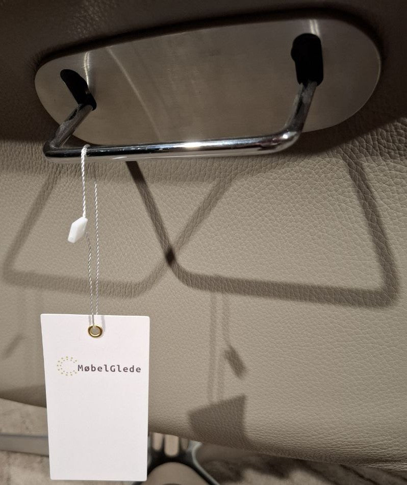 PENT BRUKT | Conform Master Recliner / lenestol innbygd fothviler i grå skinn