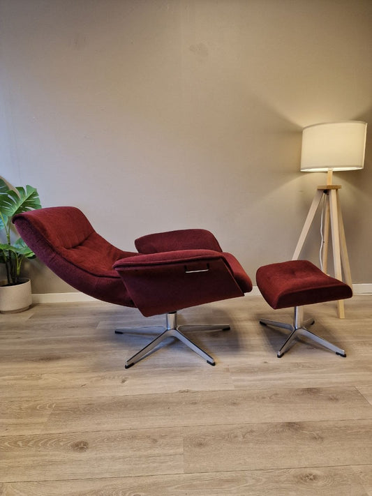 Conform® Prime lenestol m/krakk i bordeaux