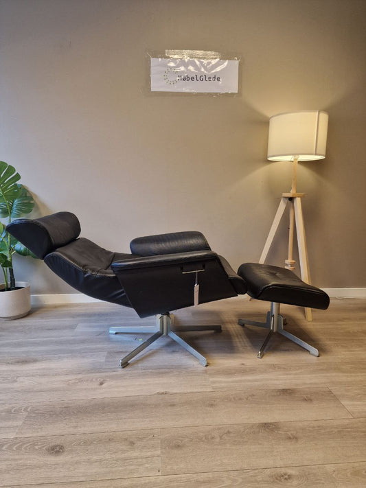 Conform Timeout lenestol m/krakk i svart