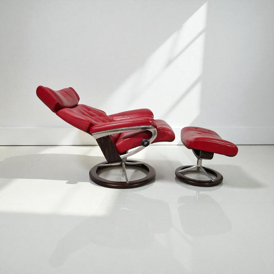 Stressless Skyline lenestol m/krakk og Signatur understell – Ekornes komfort | MøbelGlede