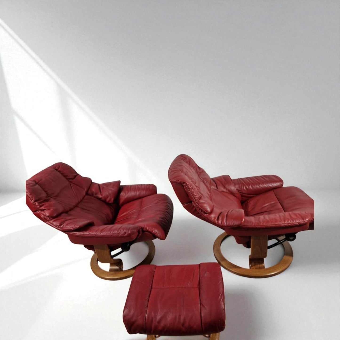 2stk Stressless Reno (L) m/ 1 krakk