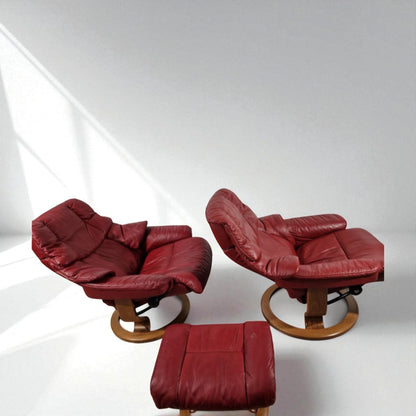 2stk Stressless Reno (L) m/ 1 krakk
