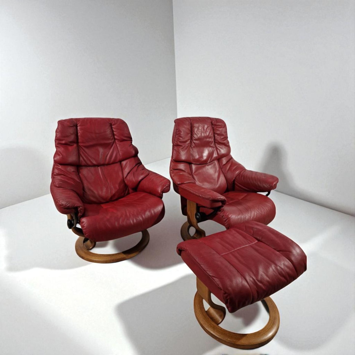 2stk Stressless Reno (L) m/ 1 krakk