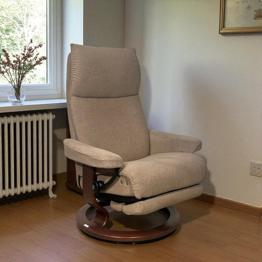 Stressless Aura Power lenestol – Elektrisk Komfort med batteriet | MøbelGlede