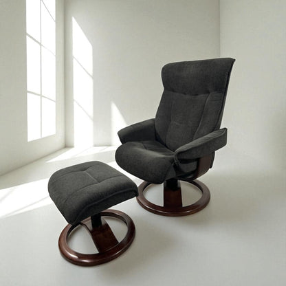 Hjellegjerde® lenestol med krakk – Komfort og ergonomi | MøbelGlede