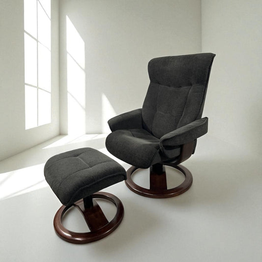 Hjellegjerde® lenestol med krakk – Komfort og ergonomi | MøbelGlede