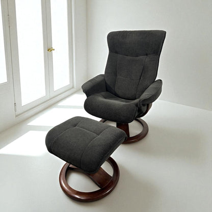 Hjellegjerde® lenestol med krakk – Komfort og ergonomi | MøbelGlede
