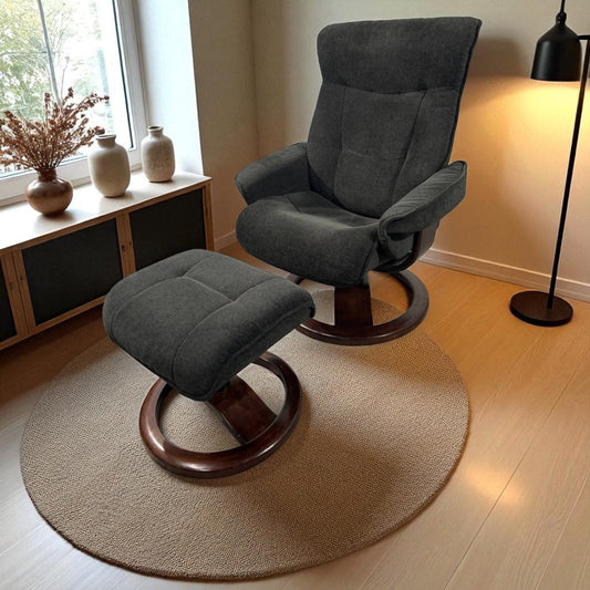 Hjellegjerde® lenestol med krakk – Komfort og ergonomi | MøbelGlede
