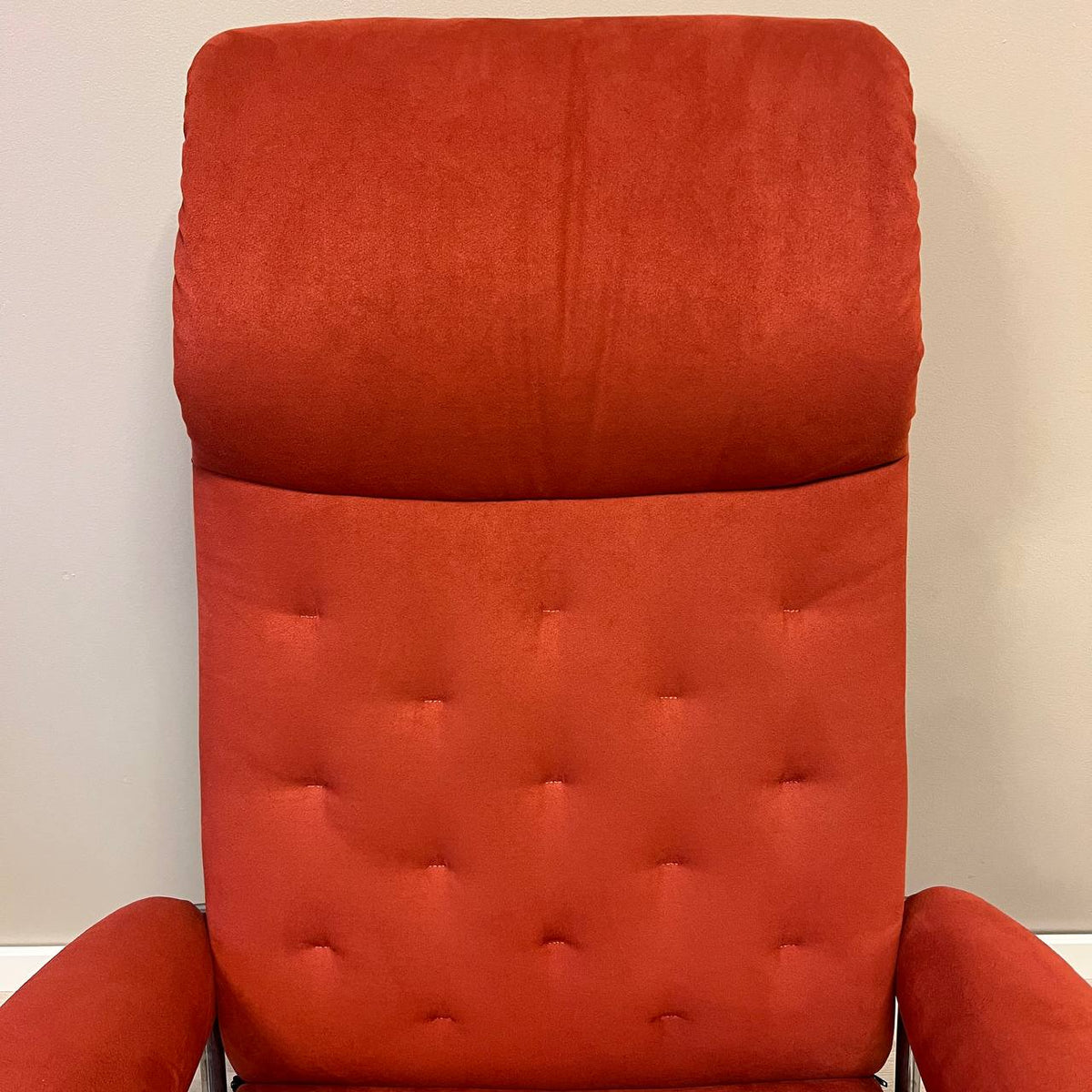Stressless Metro lenestol m/krakk i rød velour