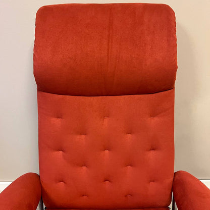 Stressless Metro lenestol m/krakk i rød velour