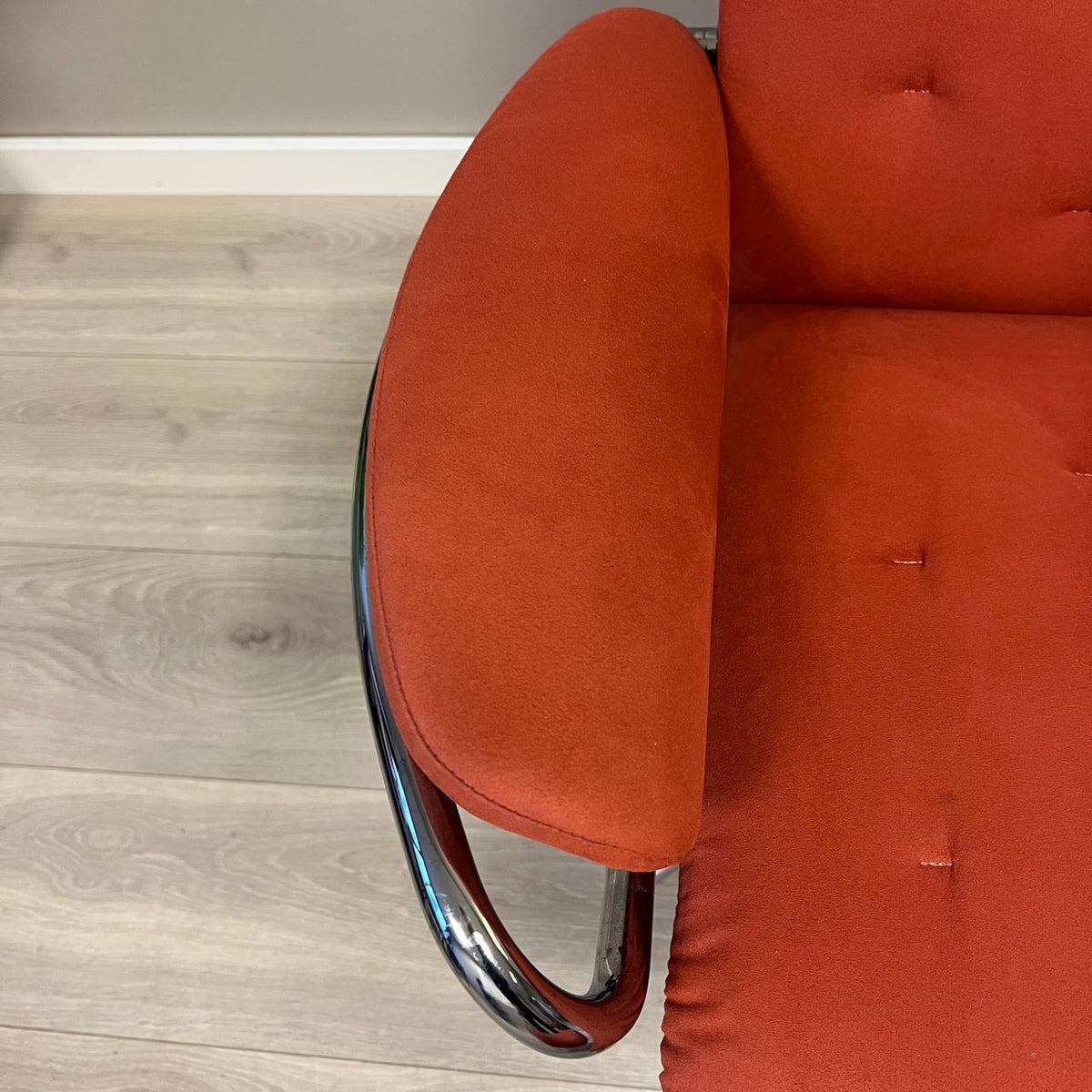 Stressless Metro lenestol m/krakk i rød velour