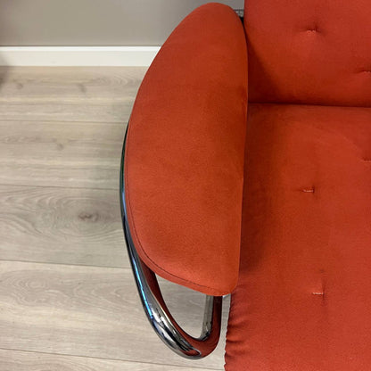 Stressless Metro lenestol m/krakk i rød velour