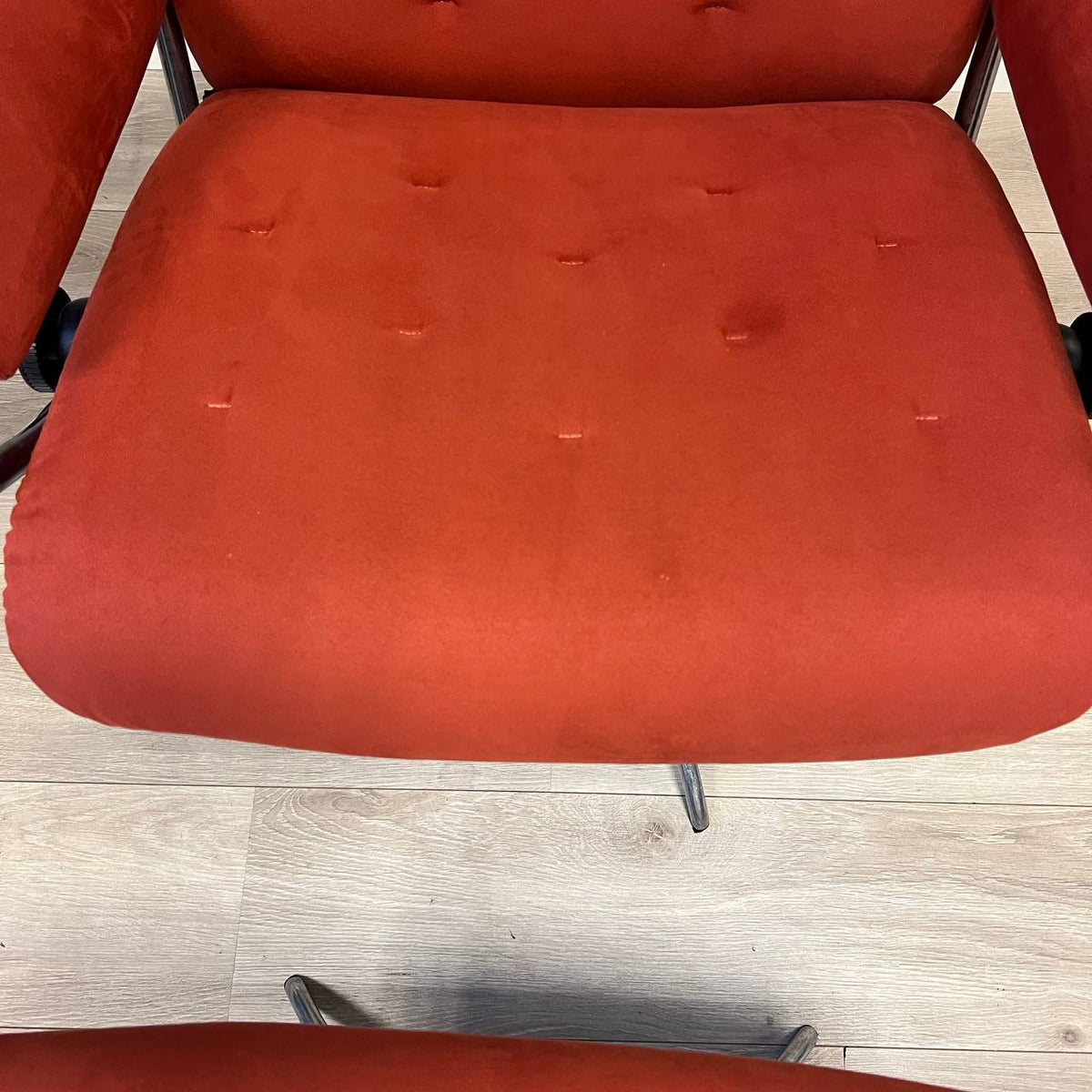 Stressless Metro lenestol m/krakk i rød velour