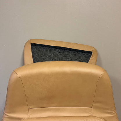 Stressless Sam elektrisk lenestol i beige skinn – varme og massasje