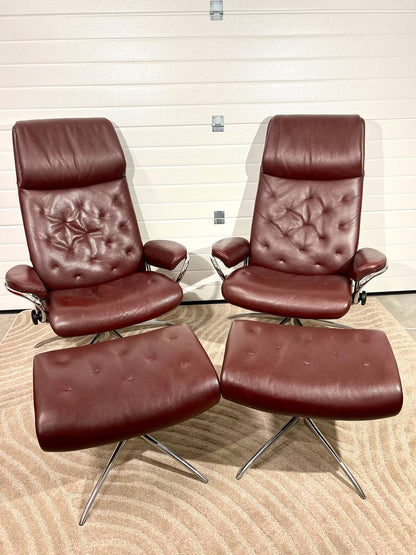 2stk Stressless Metro (M) m/ 2 krakk