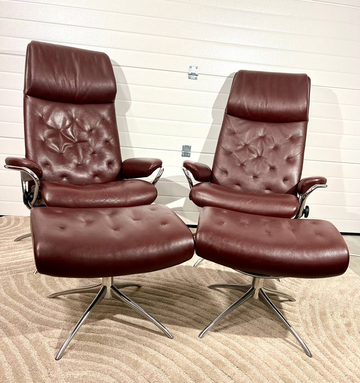 2stk Stressless Metro (M) m/ 2 krakk