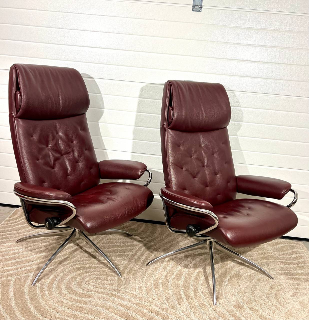2stk Stressless Metro (M) m/ 2 krakk