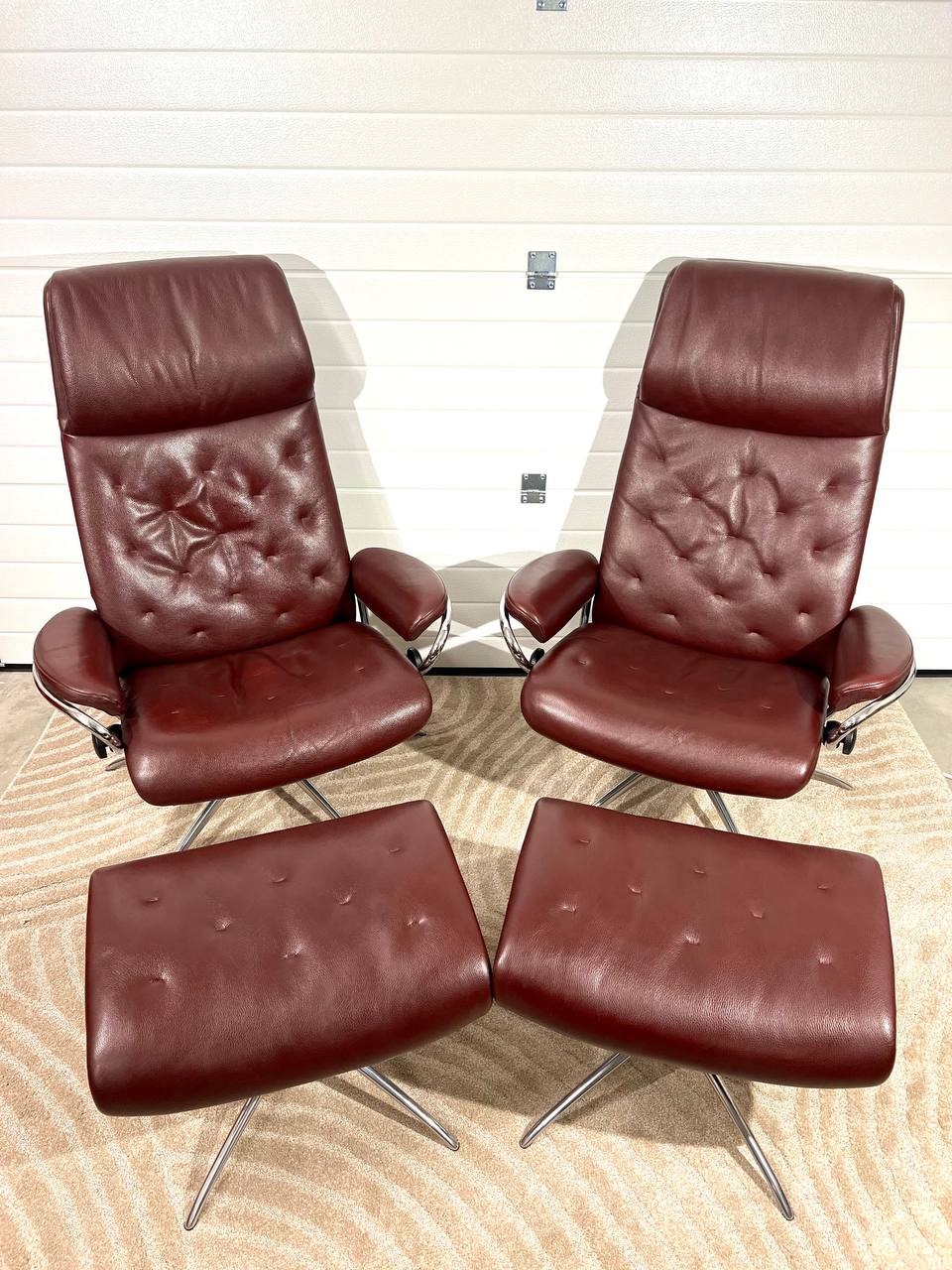 2stk Stressless Metro (M) m/ 2 krakk