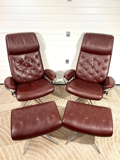 2stk Stressless Metro (M) m/ 2 krakk