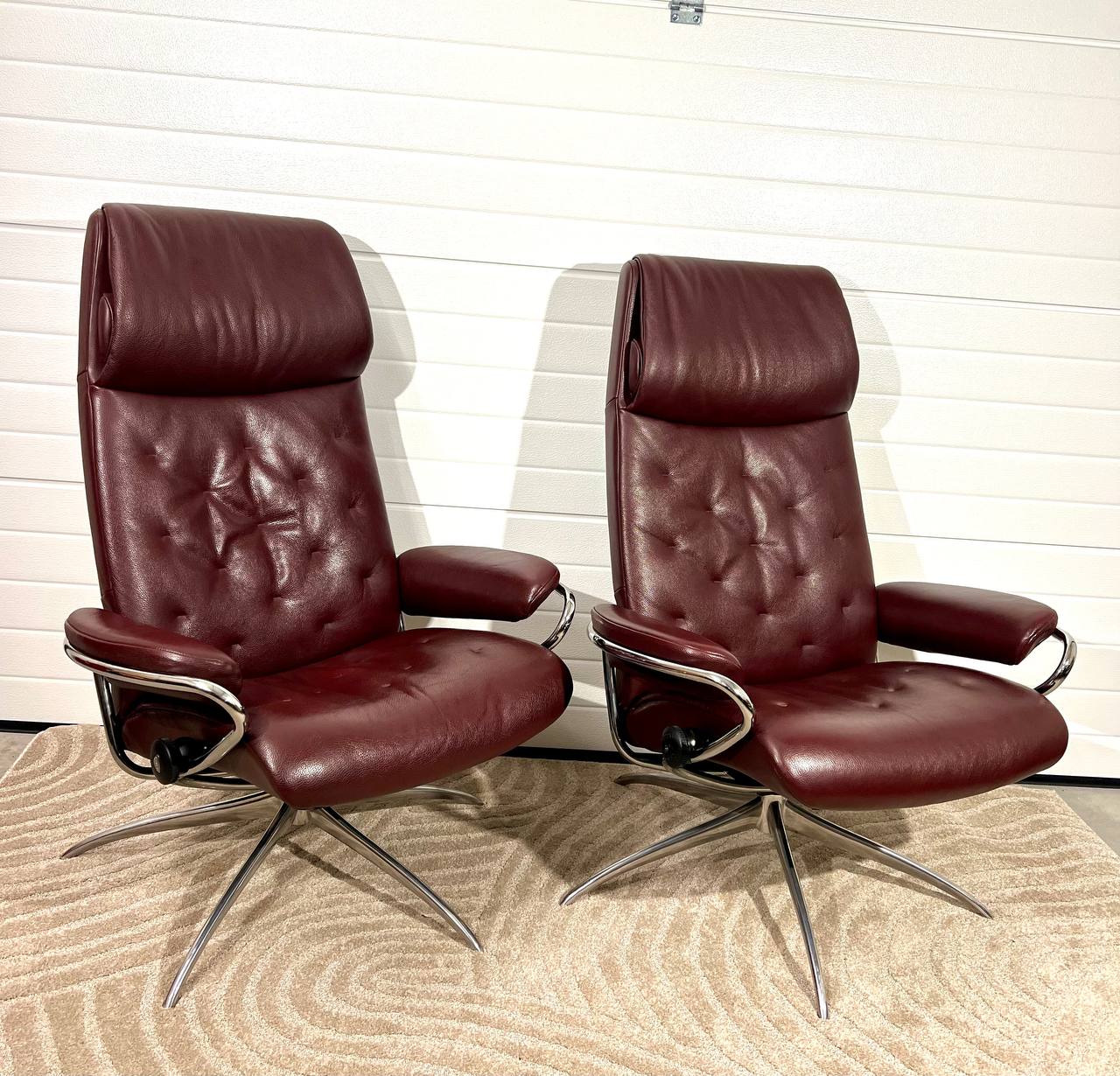 2stk Stressless Metro (M) m/ 2 krakk