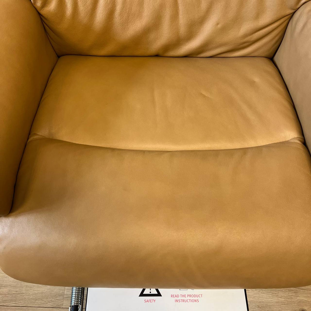 Stressless View elektrisk lenestol m/integrert fothviler i beige skinn