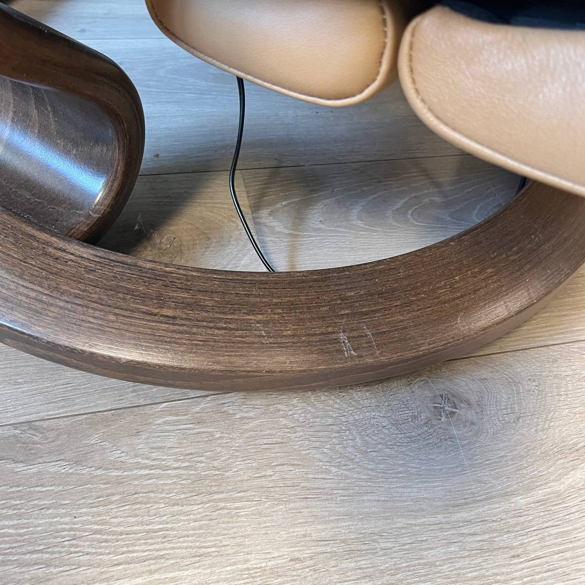 Stressless View elektrisk lenestol m/integrert fothviler i beige skinn
