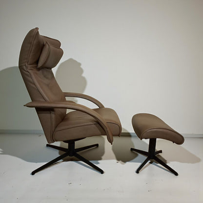 PENT BRUKT | Brunstad Delta Motion lenestol m/ krakk i brunt