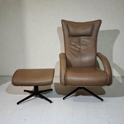 PENT BRUKT | Brunstad Delta Motion lenestol m/ krakk i brunt