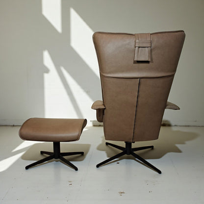 PENT BRUKT | Brunstad Delta Motion lenestol m/ krakk i brunt