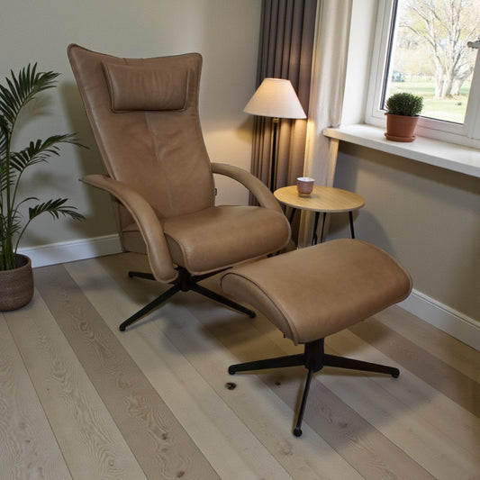 PENT BRUKT | Brunstad Delta Motion lenestol m/ krakk i brunt