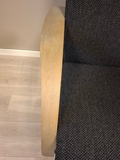 Brunstad® Delta Motion Wood lenestol m/krakk i grå