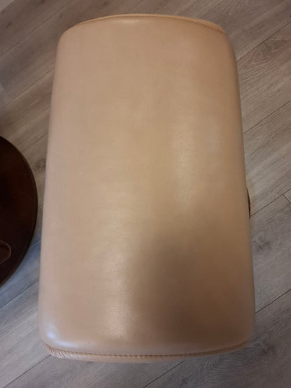 Brunstad Delta Swing lenestol m/krakk Lyst beige skinn