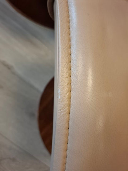 Brunstad Delta Swing lenestol m/krakk Lyst beige skinn