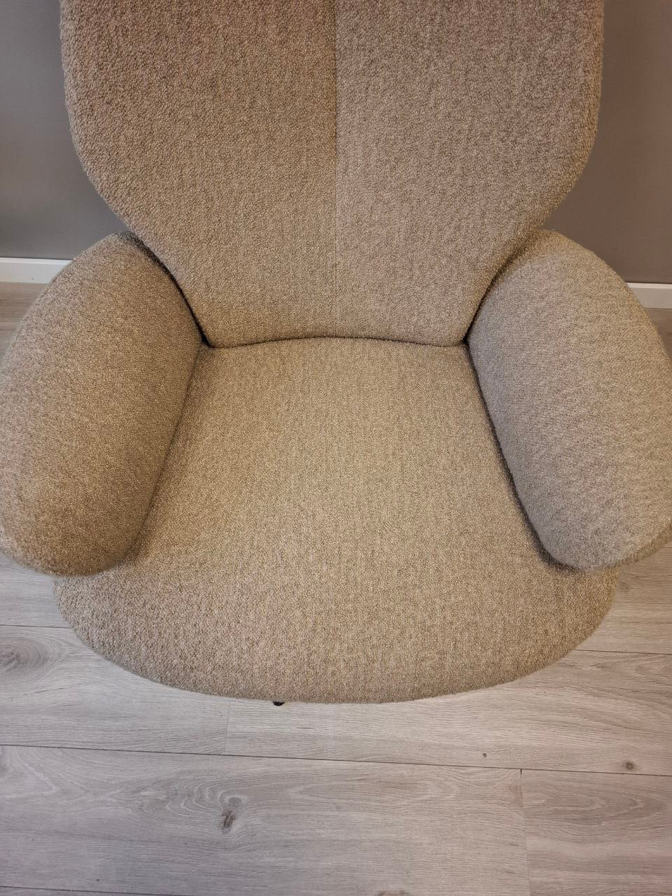 Brunstad SPLIT lenestol m/krakk i offwhite teddy