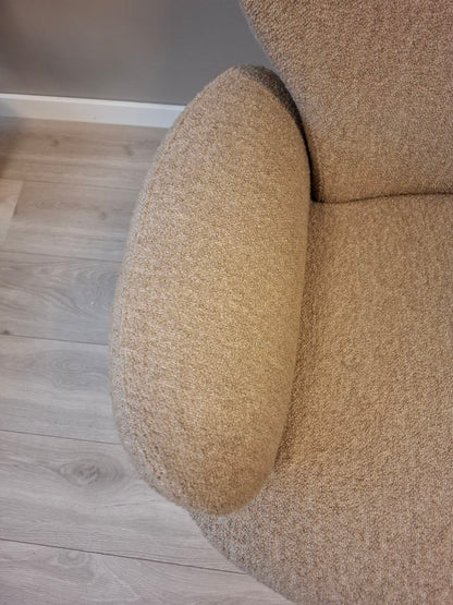Brunstad SPLIT lenestol m/krakk i offwhite teddy