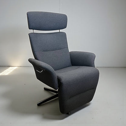 Conform Master Lenestol i Grå Tekstil – Ergonomisk Recliner | MøbelGlede