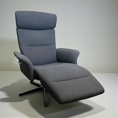 Conform Master Lenestol i Grå Tekstil – Ergonomisk Recliner | MøbelGlede