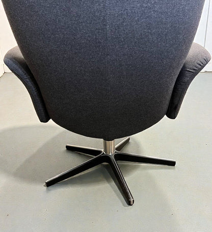 Conform Master Lenestol i Grå Tekstil – Ergonomisk Recliner | MøbelGlede