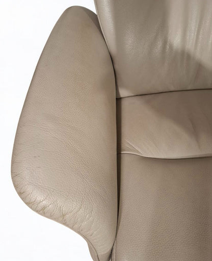 Conform Master Recliner lenestol i grå skinn – Eksklusiv komfort hos MøbelGlede