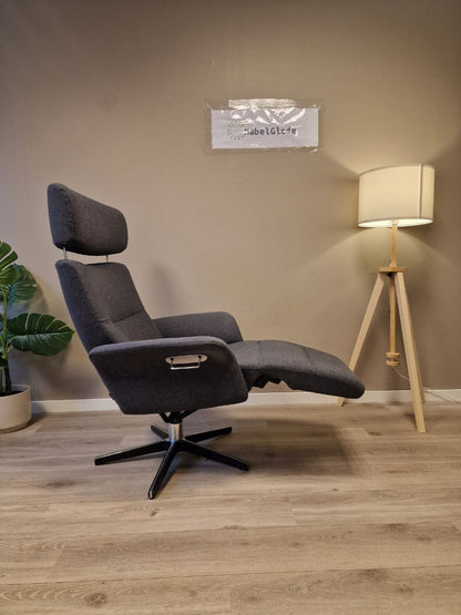 Brukt Conform Master Recliner / lenestol i grå - detaljbilde understell