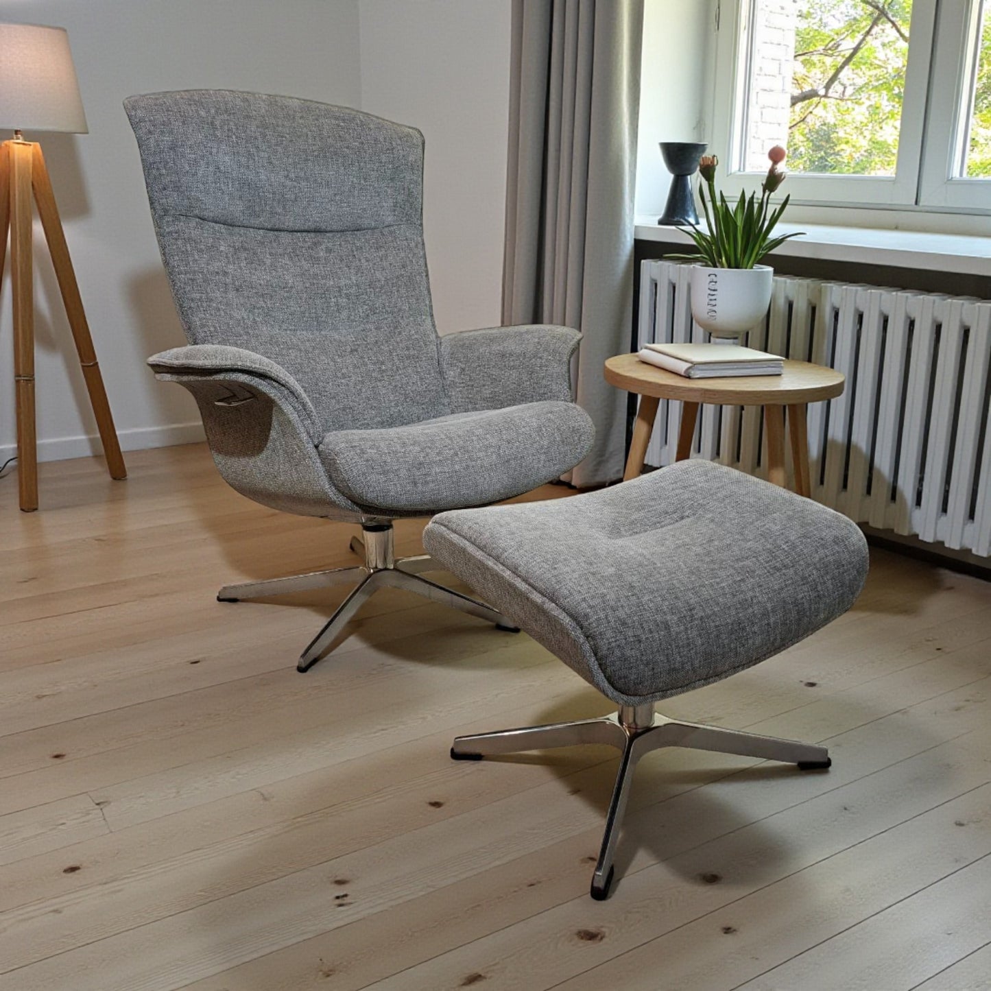 Conform Prime Lenestol m/krakk | Grå tekstil