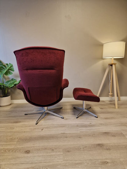 Conform® Prime lenestol m/krakk i bordeaux
