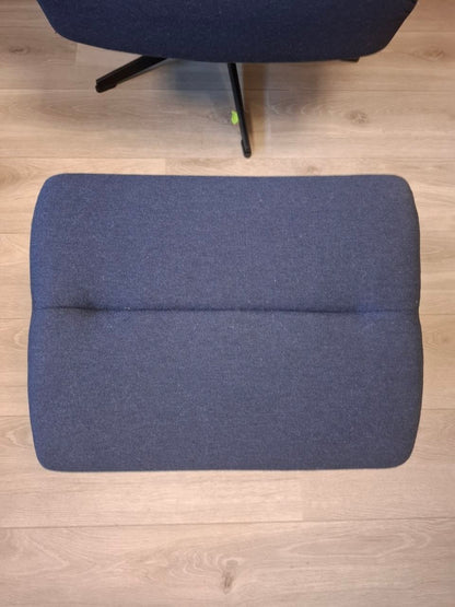 Conform Relieve lenestol m/krakk i marineblått stoff