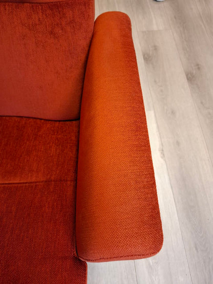 Brukt Conform Relieve lenestol m/krakk i rust farge - naerbilde