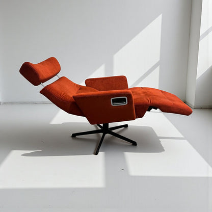 Conform Relieve lenestol – Oransje tekstil | Ergonomisk luksus | MøbelGlede