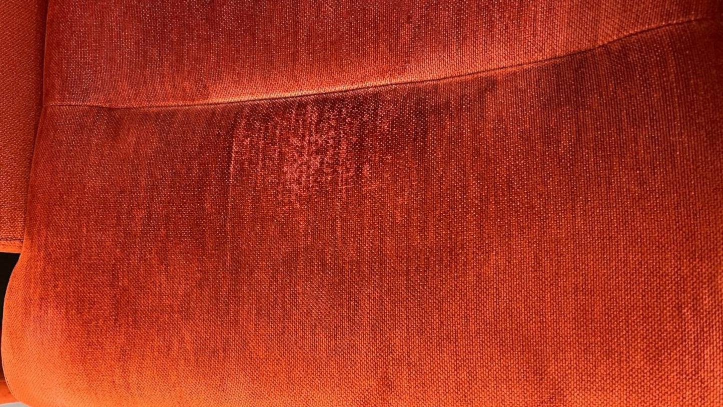 Conform Relieve lenestol – Oransje tekstil | Ergonomisk luksus | MøbelGlede