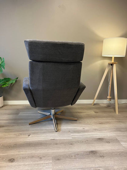 Conform Relieve Recliner/ lenestol i mørk grått tekstil