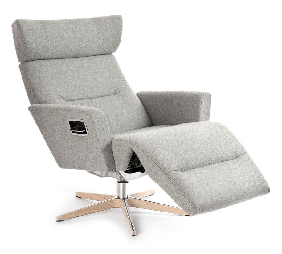 Conform Relieve Recliner/ lenestol i mørk grått tekstil