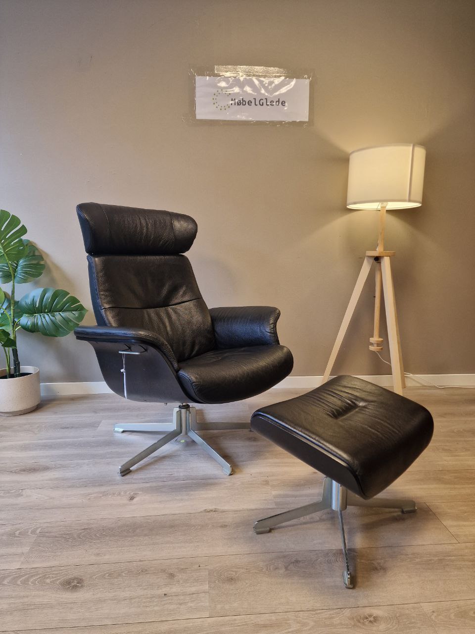 Conform Timeout lenestol m/krakk i svart