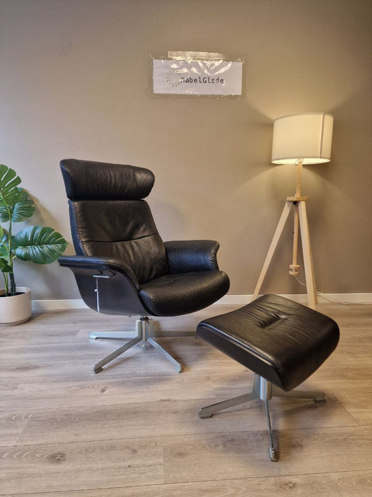 Conform Timeout lenestol m/krakk i svart